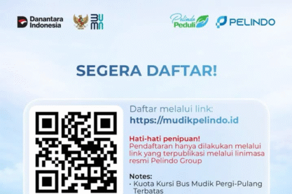 PT Pelindo Telah Membuka Pendaftaran Mudik Gratis