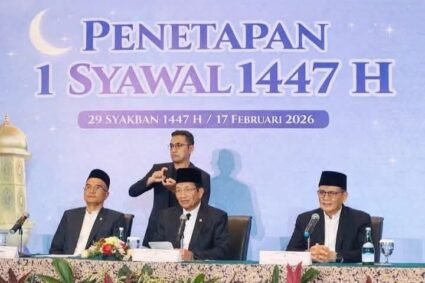 Hari Raya Idul Fitri 1 Syawal 1447 H jatuh pada Sabtu, 21 Maret 2026