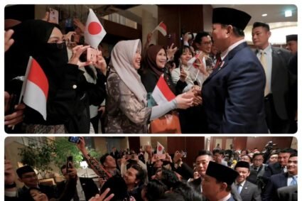 Presiden Prabowo Tiba di Tokyo, Diaspora Indonesia Menyambut  Hangat