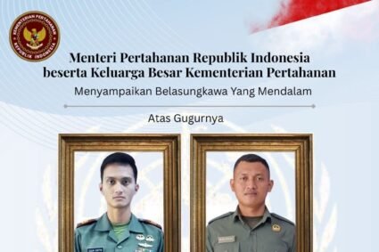 Kemenhan RI Sampaikan Belasungkawa untuk Dua Prajurit yang Gugur di Libanon Selatan