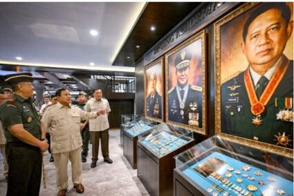 Presiden Prabowo Resmikan renovasi Museum dan Perpustakaan  Seskoad di Bandung
