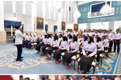 Sebanyak 216 Siswa  SMP Kopo Banten dan BKBP Kota Pangkalpinang Kunjungi Istana Negara